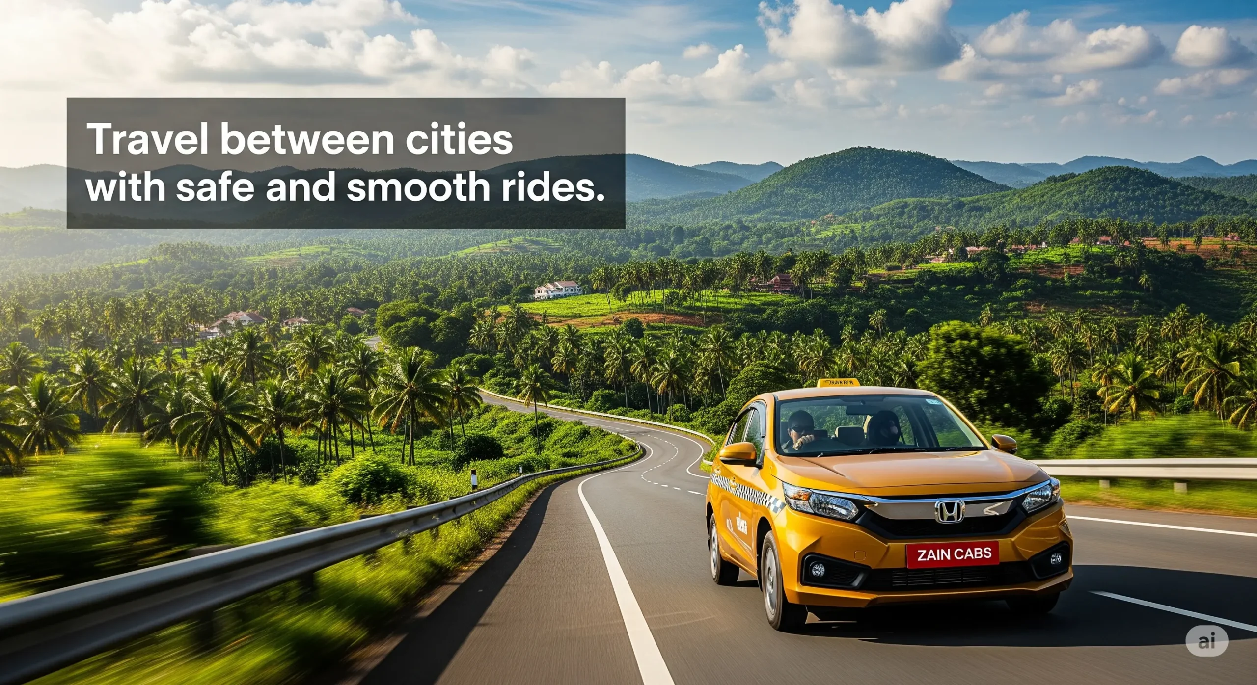 Zain Cabs Our Services Intercity Trip