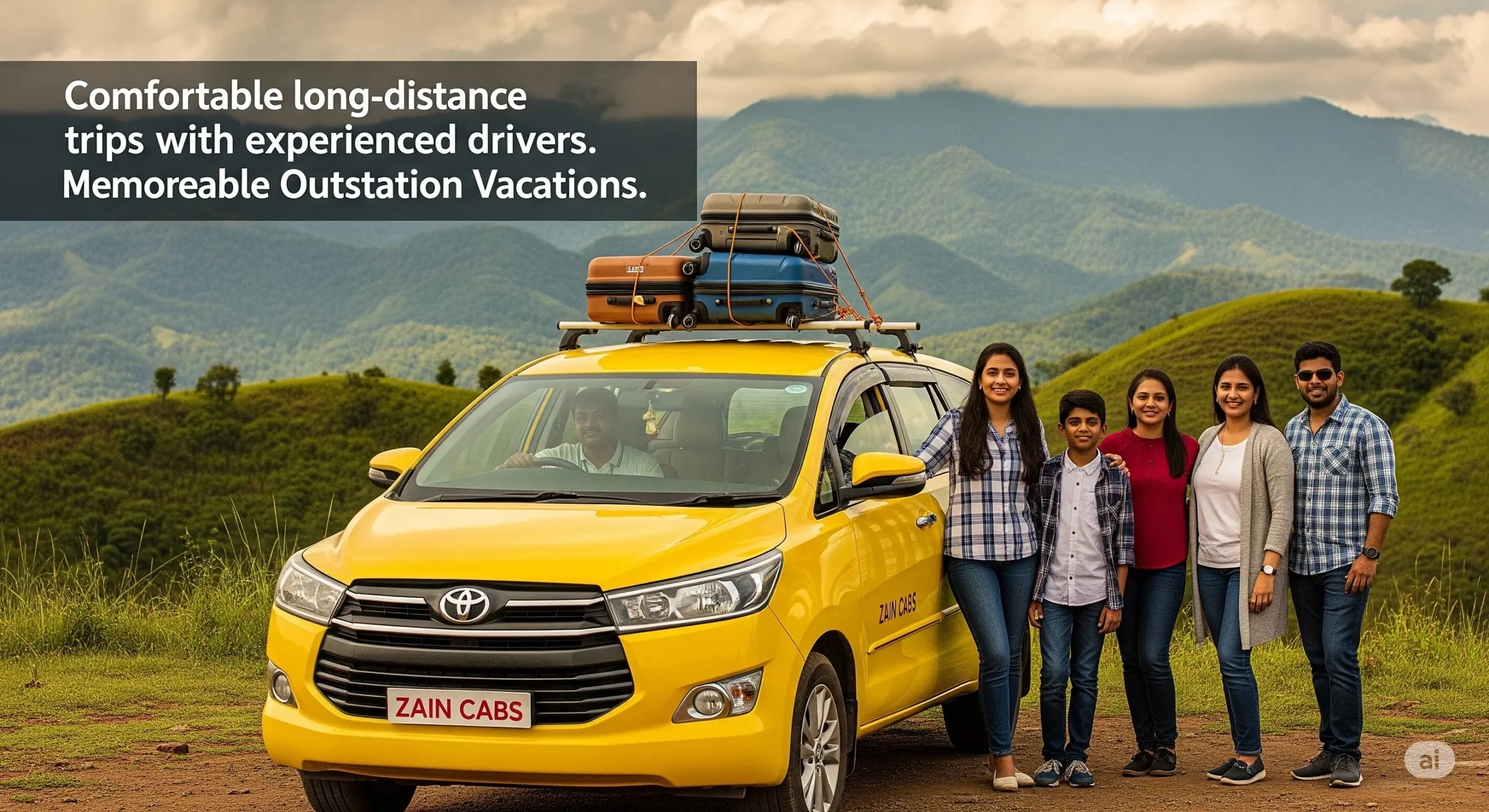 Zain Cabs Our Services Outstions Cabs